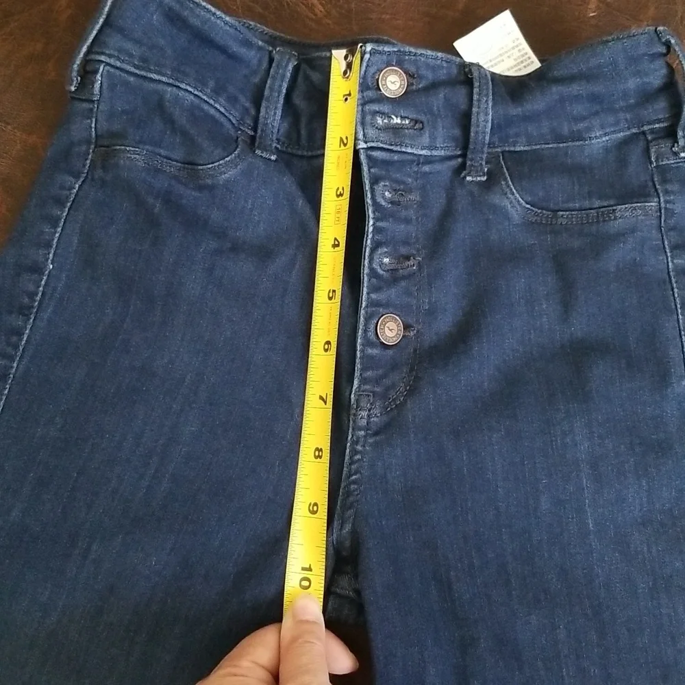 #D - 24/23.5 Hollister Advanced Stretch Ultra High Rise Jean Leggings Sz 5S - Picture 6 of 14